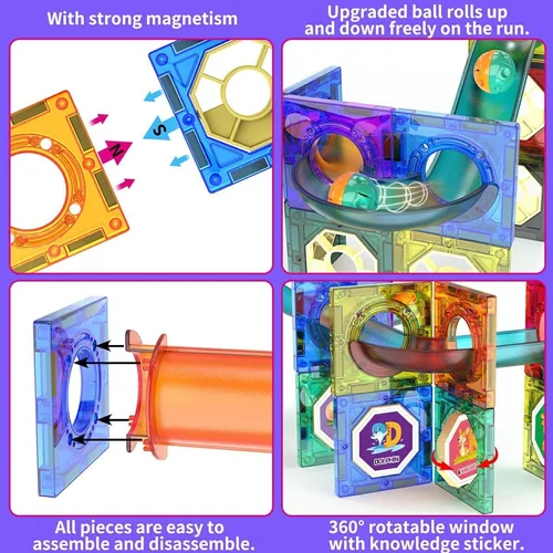 Features of magnetic tiles